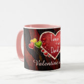 custom name valentines mugs mok (Voorkant links)