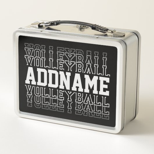 CUSTOM NAME Vanishing Volleyball Team Player (Achterkant)