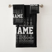 CUSTOM NAME Vanishing Volleyball Team Player Bad Handdoek (Insitu)