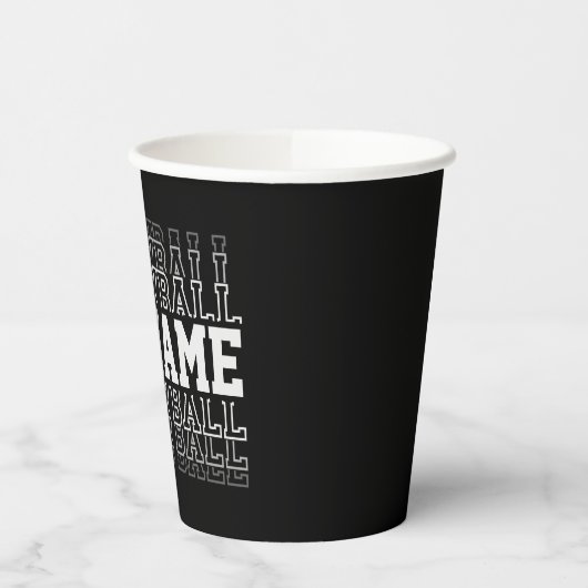 CUSTOM NAME Vanishing Volleyball Team Player Papieren Bekers (Links)