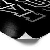 CUSTOM NAME Vanishing Volleyball Team Player Perfect Poster (Hoek)