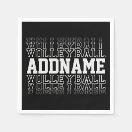 CUSTOM NAME Vanishing Volleyball Team Player Servet