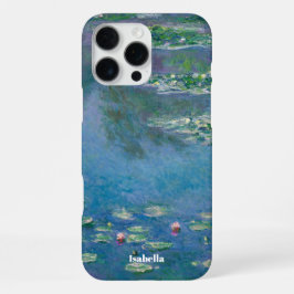 Custom Name Water Lilies by Claude Monet iPhone 16 Pro Max Hoesje