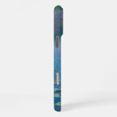 Custom Name Water Lilies by Claude Monet iPhone Hoesje (Rechterkant)
