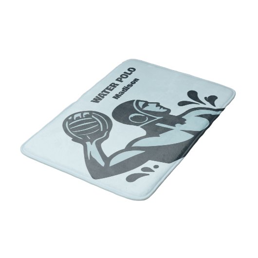 Custom Name Water Polo Badmat (Gekanteld)