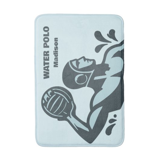Custom Name Water Polo Badmat (Voorkant Verticaal)