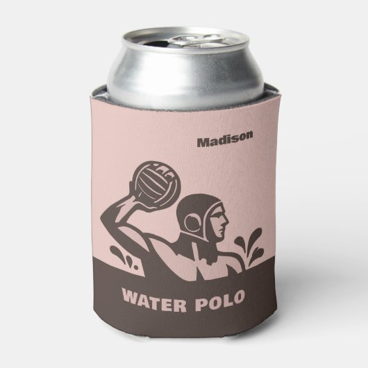 Custom Name Water Polo Blikjeskoeler (Blikje Voorkant)