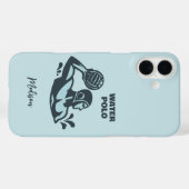 Custom Name Water Polo Case-Mate iPhone Case (Achterkant (horizontaal))