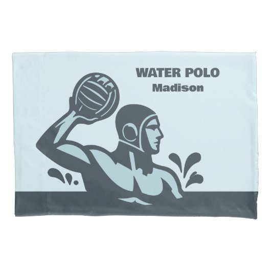 Custom Name Water Polo Kussensloop (Voorkant)