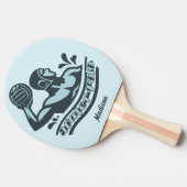 Custom Name Water Polo Tafeltennisbatje (Zijkant)