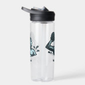Custom Name Water Polo Waterfles (Rechts)