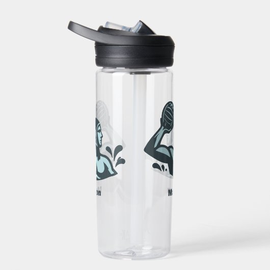 Custom Name Water Polo Waterfles (Rechts)