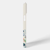 Custom Name Watercolor Floral Anemone Case-Mate iPhone Case (Achterkant / Rechts)