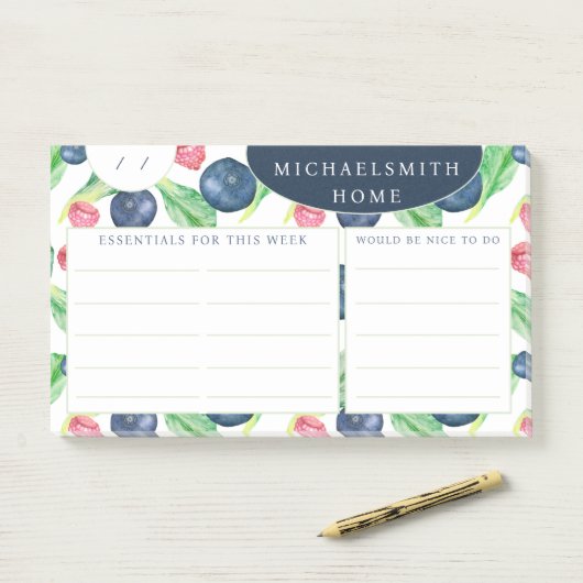 Custom Name Weekly To Do  Post-it® Notes (Op bureau)