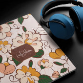 Custom Name Whimsical Botanical Muismat