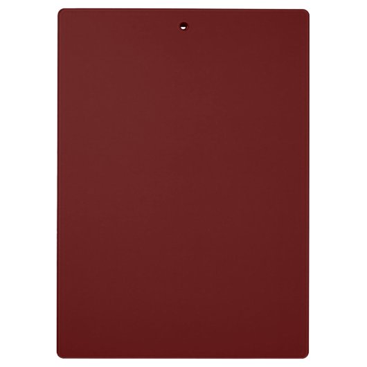 Custom Name with Monogram Maroon Professional Klembord (Achterkant)