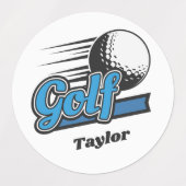 Custom Names Golf Labels (Design 2)