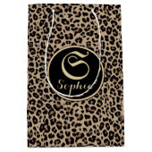 Custom Names Luxury Cheetah Medium Cadeauzakje (Voorkant)