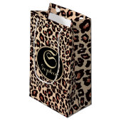Custom Names Luxury Leopard Klein Cadeauzakje (Voorkant Gekanteld)