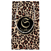 Custom Names Luxury Leopard Klein Cadeauzakje (Voorkant)