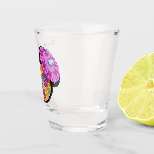 Custom Names Party Cocktail Paraplu Shot Glass Shot Glas (Rechts)