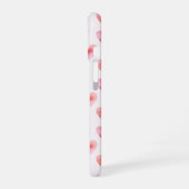 Custom Names Romantic Pink Love Design -  iPhone 16 Hoesje (Linkerkant)