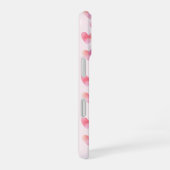 Custom Names Romantic Pink Love Design -  iPhone 16 Hoesje (Rechterkant)