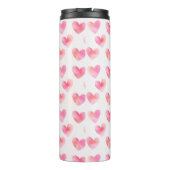 Custom Names Romantic Pink Love Design -  Thermosbeker (Achterkant)