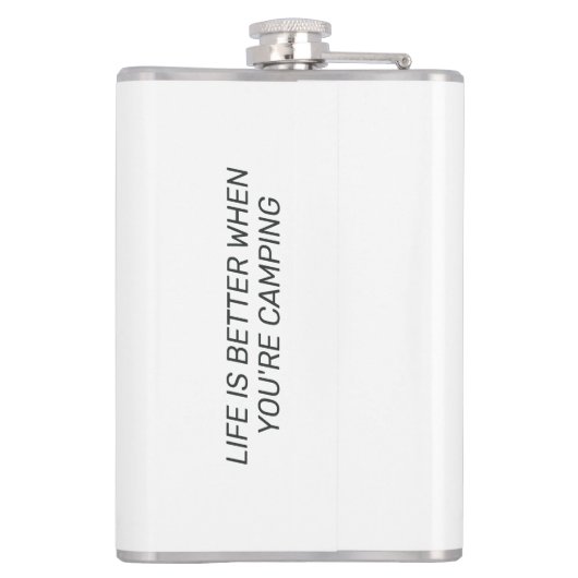 Custom Names & Text Camping Heupfles (Achterkant)