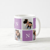 Custom Nanny Grandmoeder 5 Photo Collage Coffee Mu Koffiemok (Voorkant rechts)
