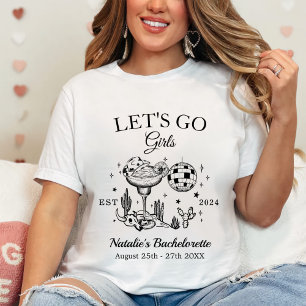 Custom Nashville Bachelorette Party Social Club T-shirt