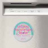 Custom National Board Certified Teacher Rainbow Magneet (Insitu (Vaatwasser))