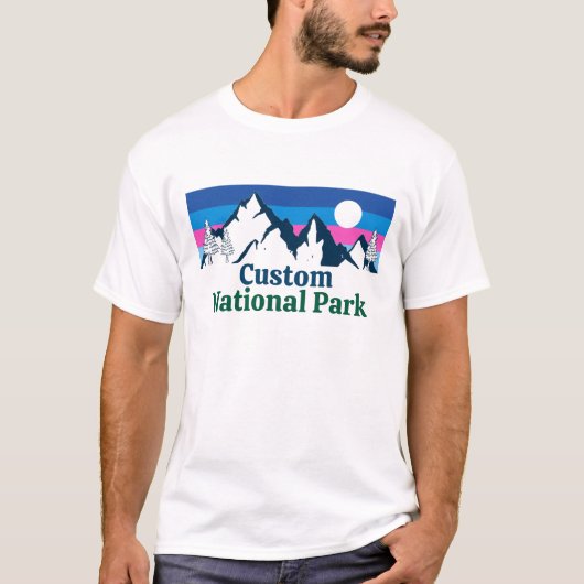 Custom National Park T-shirt (Voorkant)