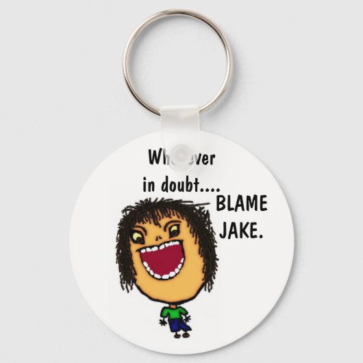 Custom Naughty Man Sleutelhanger (Voorkant)