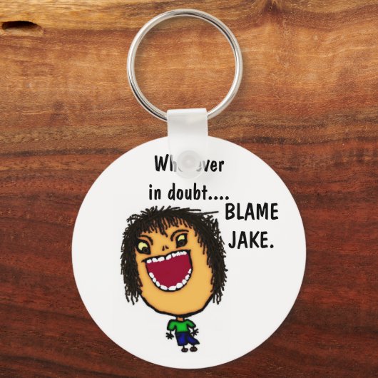 Custom Naughty Man Sleutelhanger (Voorkant)