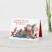 Custom Naughty Nice List Christmas Kaart voor kind (Voorkant)