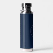 Custom Nautical Boat Anchor and Name Waterfles (Rechts)