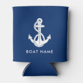 Custom Nautical Boat Anchor Summer Party Blikjeskoeler (Voorkant)