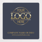 Custom Navy Blue Promotionele Bedrijf Zakelijke Lo Labels (Design 1)