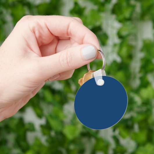 Custom Navy Blue Sleutelhanger – Bulk Orders (Hand)