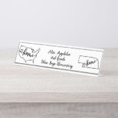 Custom Nebraska State US Home Line Art Bureau Naambordje (Voorkant)