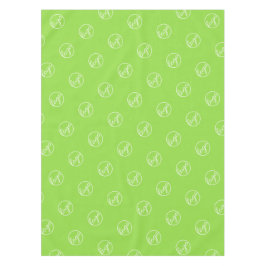 Custom Neon Lime Green Trade Show Logo Business Tafelkleed