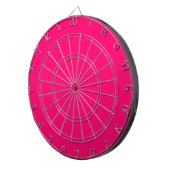 Custom Neon Pink Dartboard – Uniek & Stijlvol Dartbord (Voorkant Rechts)