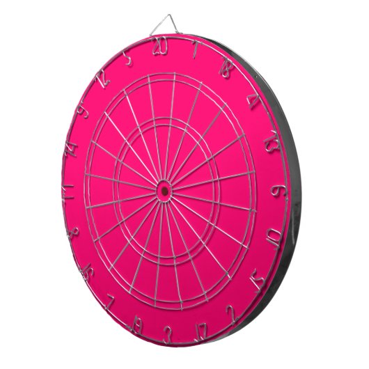 Custom Neon Pink Dartboard – Uniek & Stijlvol Dartbord (Voorkant Rechts)