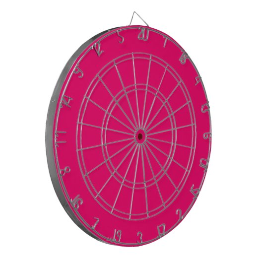 Custom Neon Pink Dartboard – Uniek & Stijlvol Dartbord (Voorkant Links)