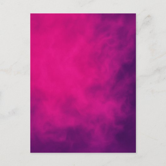 Custom Neon Pink Gradient Holiday Briefkaart (Voorkant)