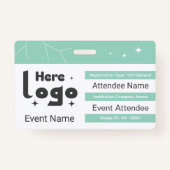 Custom Networking Event Badge ID (Voorkant)