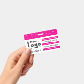 Custom Networking Event QR Code Badge (Handheld)