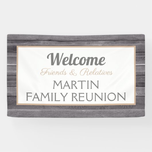 CUSTOM Neutal Family reunion banner (Horizontaal)