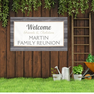 CUSTOM Neutal Family reunion banner
